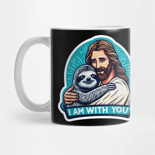 I Am With You Jesus Christ and Sloth by Plushism